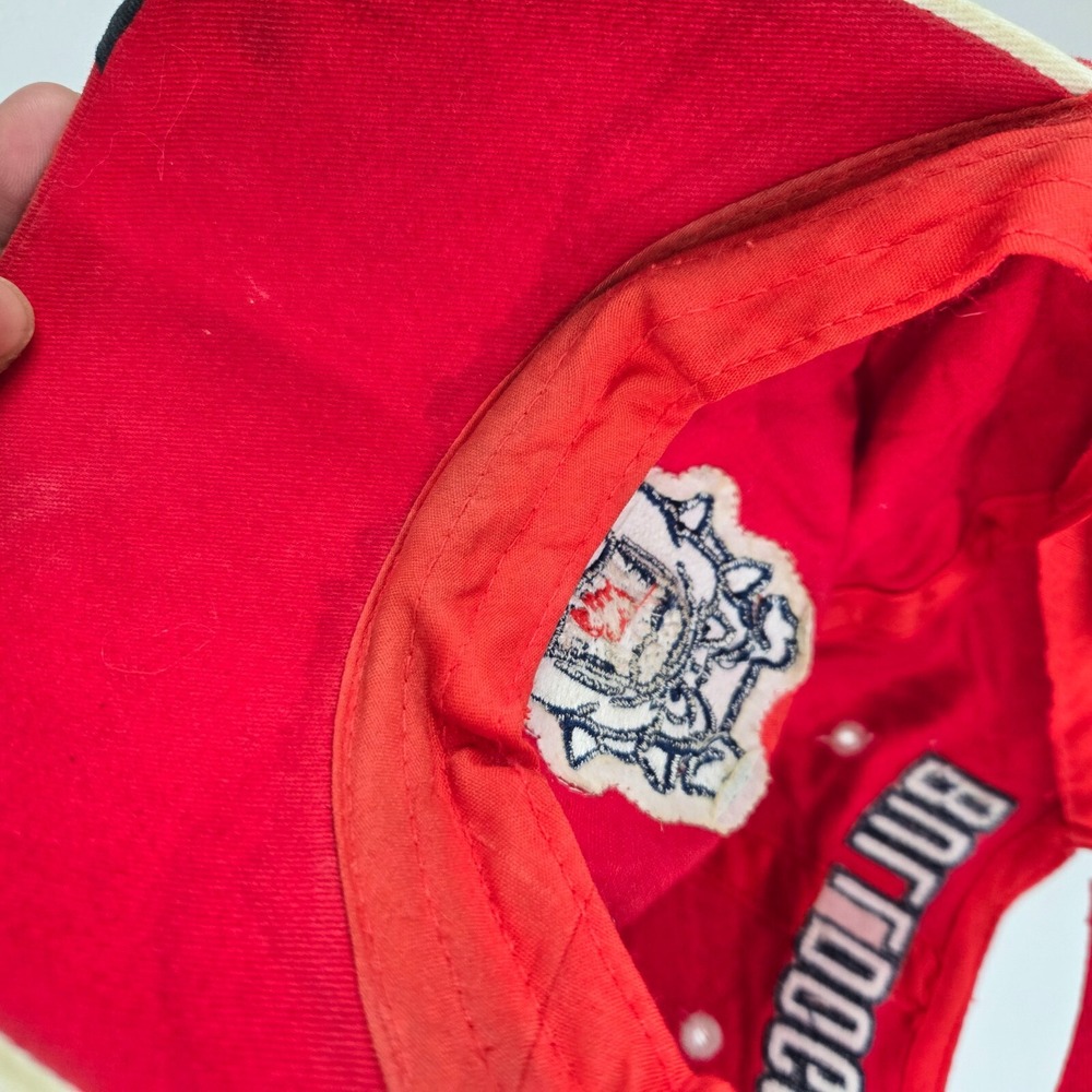 Fresno State Bulldogs Men Hat One‎ Size Red Baseball Cap Logo Embroidered - Picture 7 of 9